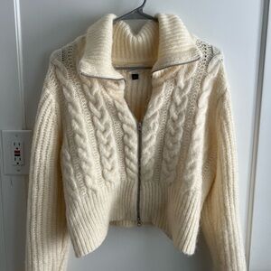Warm creamy sweater